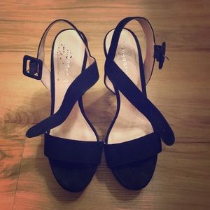 Madden Girl Black Platform Heels